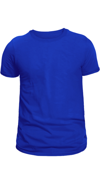 (CUSTOMİZABLE) Mavi Renk Tişört Özelleştirme