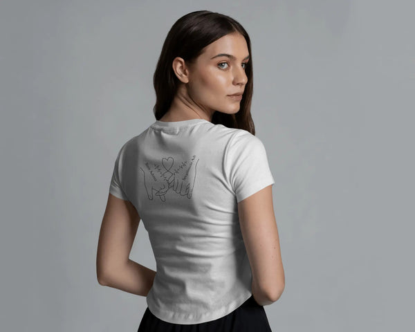 Nabzımız Ve Ellerimiz Sonsuza Dek Birlikte Kişiselleştirilebilir Tişört