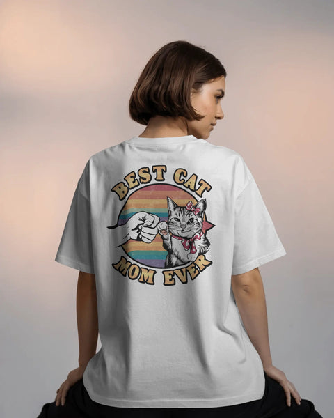 En İyi Kedi Annesi Tasarımlı Tişört