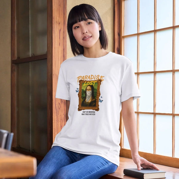 Paradise Lost Temalı Tişört – Anlamlı Mesajlı Sanatsal Unisex Tişört