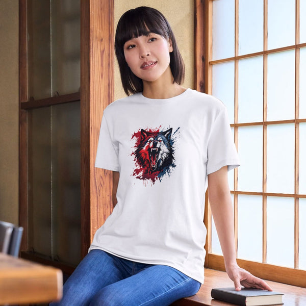 Kurt Çığlığı Tasarımlı Tişört – Cesur, Sanatsal ve Unisex Stil